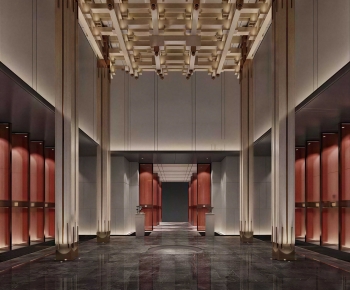 New Chinese Style Lobby Hall-ID:135006909