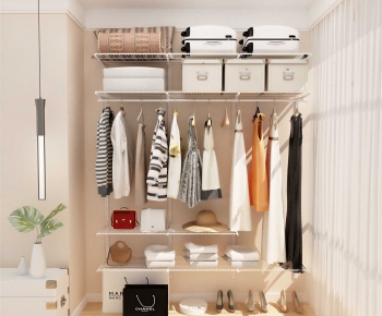 Modern Clothes Storage Area-ID:448019035