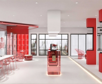 Modern Exhibition Hall-ID:664623024