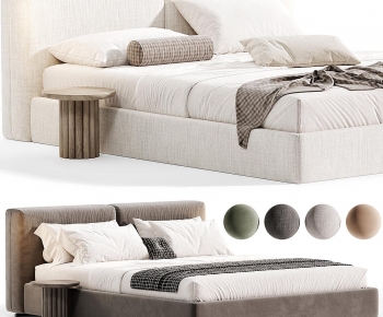 Modern Double Bed-ID:694674028