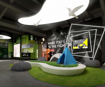 Modern Exhibition Hall-ID:881592043