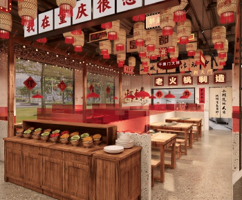 New Chinese Style Hot Pot Restaurant-ID:743041999