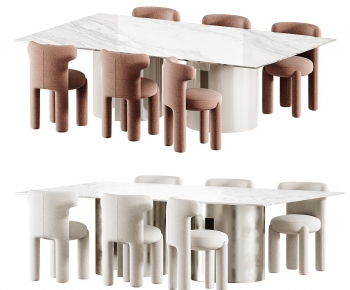 Modern Dining Table And Chairs-ID:475446943