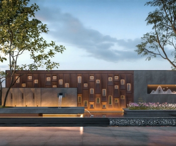 Modern Rockery Waterscape-ID:157470712