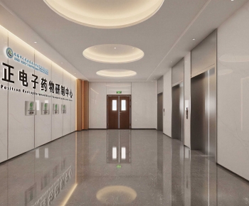 Modern Office Elevator Hall-ID:658792025