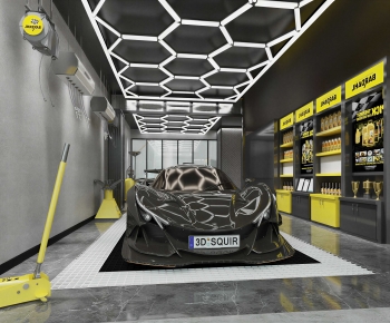 Modern Automobile Repair Shop-ID:689116008