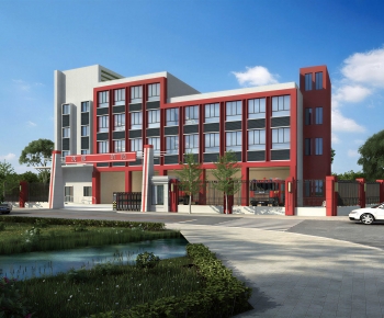 Modern Building Appearance-ID:982816931