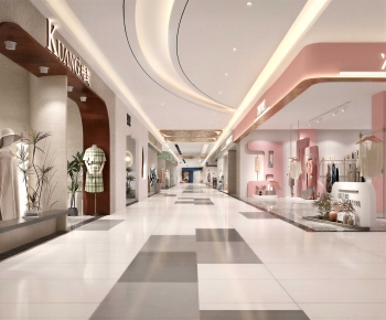 Modern Shopping Mall-ID:740170541