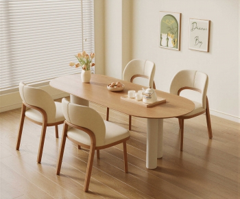 Modern Dining Table And Chairs-ID:749824058