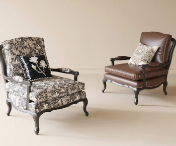 French Style Single Sofa-ID:573926935