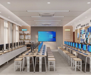 Modern School Classrooms-ID:310714015