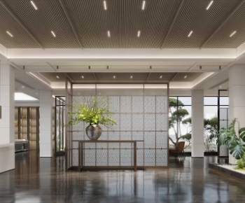 Modern Office Reception Desk-ID:149360908