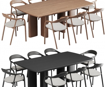 Modern Dining Table And Chairs-ID:996177912