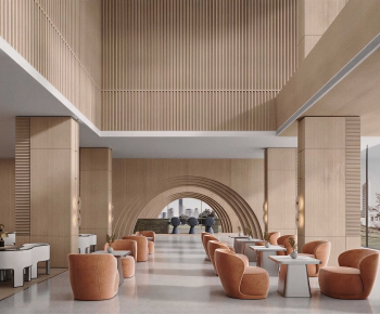 Modern Office Reception Desk-ID:791003945