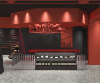 New Chinese Style Exhibition Hall-ID:950977097