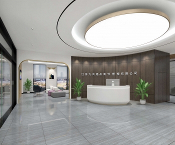 Modern Office Reception Desk-ID:200135953