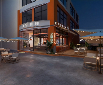 Modern Appearance Of Commercial Building-ID:457335005