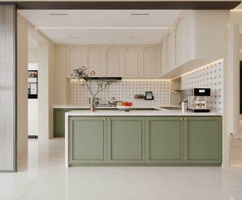 Simple European Style Open Kitchen-ID:544532062