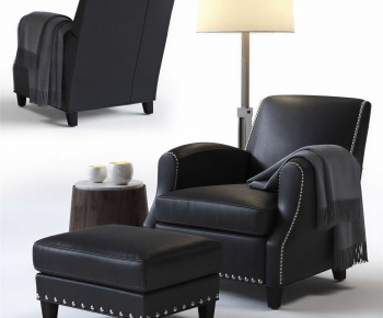 Simple European Style Single Sofa-ID:932935008