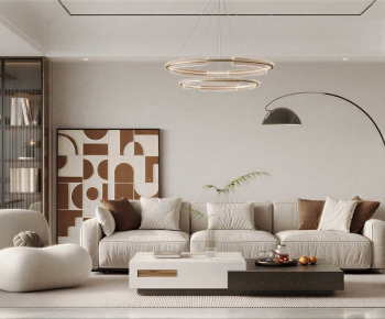 Modern A Living Room-ID:885888101