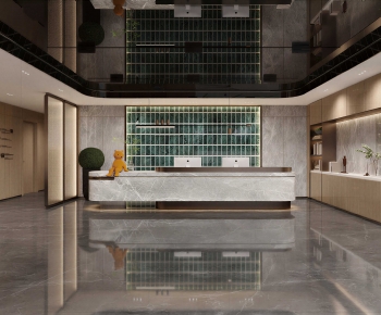 Modern Office Reception Desk-ID:107353932