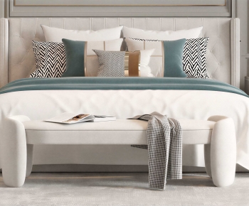 Modern Double Bed-ID:237405069