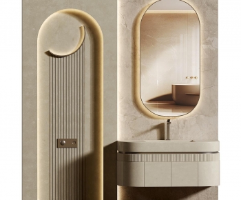 Modern Bathroom Cabinet-ID:604859114