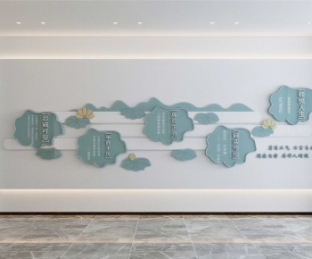 New Chinese Style Culture Wall-ID:712141996