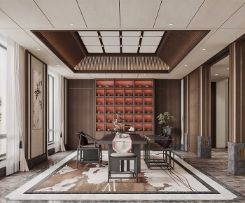 New Chinese Style Tea House-ID:684061053