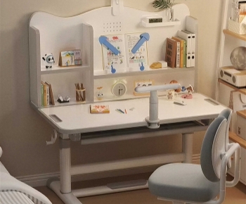 Modern Computer Desk And Chair-ID:724366902