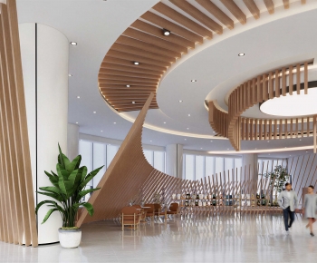 Modern Office Reception Desk-ID:261262894