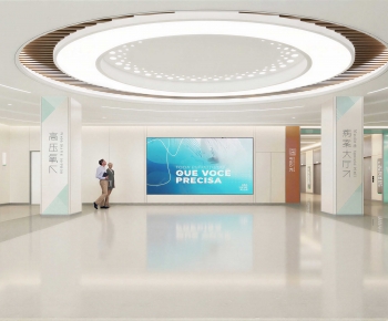 Modern Hospital Hall-ID:520517118