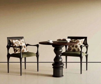 French Style Dining Table And Chairs-ID:493206982