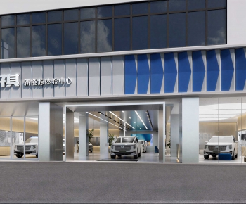 Modern Facade Element-ID:105910385