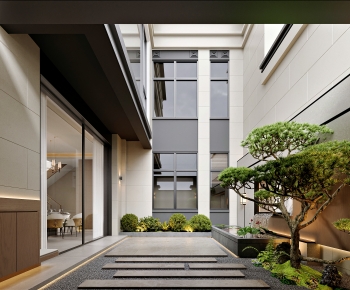 Modern Courtyard/landscape-ID:334638123