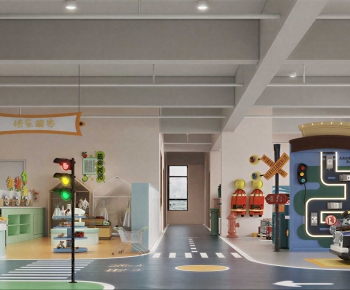 New Chinese Style Children's Playroom-ID:554526093