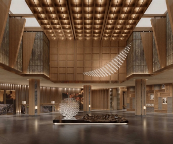 New Chinese Style Lobby Hall-ID:268197061