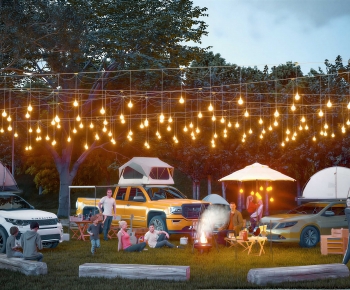 Modern Park Landscape-ID:791102899