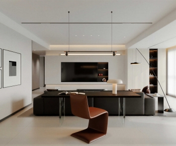 Modern A Living Room-ID:509131917