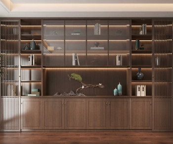 New Chinese Style Bookcase-ID:954931976