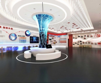 Modern Exhibition Hall-ID:397386072