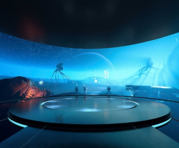 Modern Exhibition Hall-ID:660096881