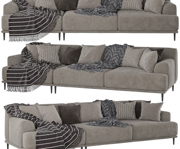Modern Three-seat Sofa-ID:355179346