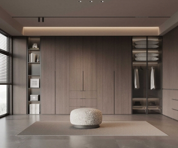 Modern Clothes Storage Area-ID:142093909