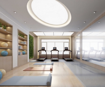 Modern Home Fitness Room-ID:370351083