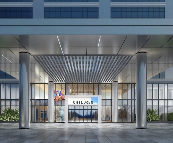 Modern Facade Element-ID:972862019