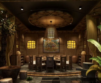 Southeast Asian Style Restaurant Box-ID:218166112