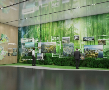 Modern Exhibition Hall-ID:651870972