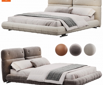 Modern Double Bed-ID:101621288