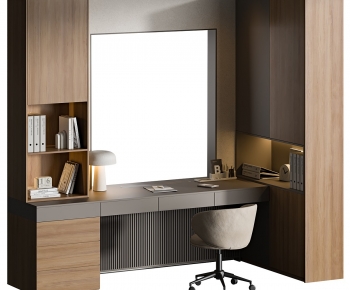 Modern Computer Desk And Chair-ID:231431011